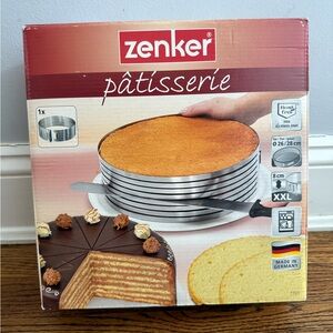 Zenker Patisserie Stainless Steel Cake Cutting Ring